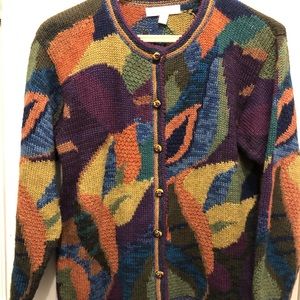 Peruvian Perfection Hand Knit Multicolored Sweater